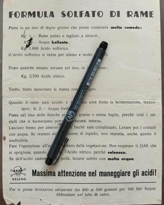 volantino interess. doc. di storia agricola itana