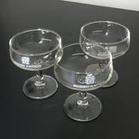 3 Bicchieri vintage Rosso Antico