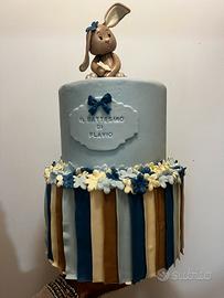 Torta scenografica battesimo