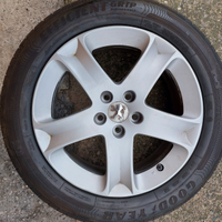 4 cerchi in lega da 17 X Peugeot 508 con gomme est