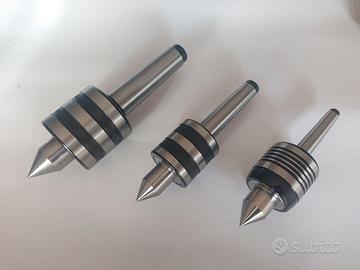 Contropunta rotante per tornio cono 1, 2, o 3