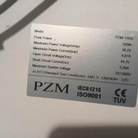 Pannello solare  180w