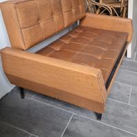 Divato letto in pelle vintage anni 60