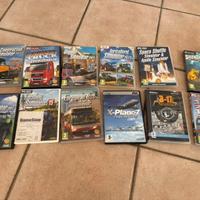 Collezione giochi PC simulatori