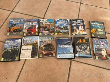 Collezione giochi PC simulatori