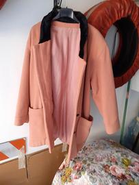 cappotto donna rosa