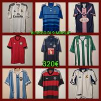 9 maglie originali vintage stock lotto calcio