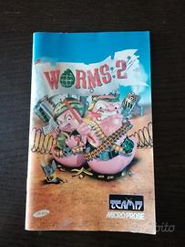 Libretto Videogioco Worms 2 Originale