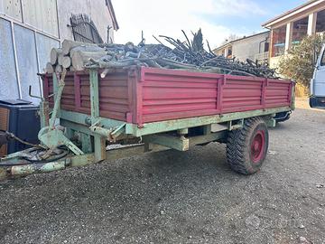Rimorchio trazionato omologato 60 q.li