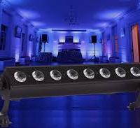 Sagitter Slimbar 8DL 8x12 watt rgbwa uv luce par
