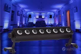 Sagitter Slimbar 8DL 8x12 watt rgbwa uv luce par
