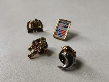 Lotto spille pins vintage mondiali anni 90