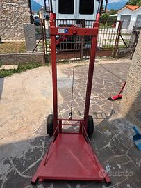 Carrello alza damigiane
