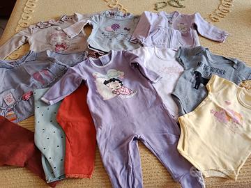 abbigliamento bimba x 3/6 mesi 