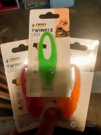 Luce LED cane collare sicurezza notte visibile OFF