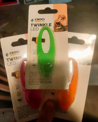 Luce LED cane collare sicurezza notte visibile OFF