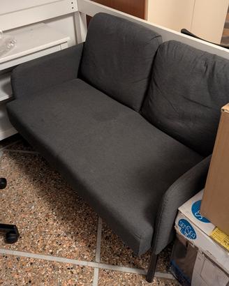 Divano IKEA GLOSTAD 2 posti grigio scuro