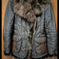 splendido parka Giorgia & Johns con pelliccia vera