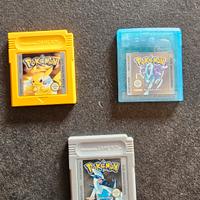 lotto giochi pokemon game boy originali perfetti