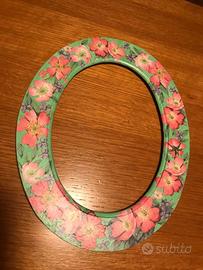 Cornici al Decoupage "Le piccole Rose Selvatiche"