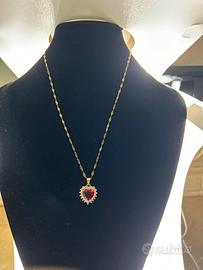 Collana Donna con ciondolo a forma di cuore ❤️