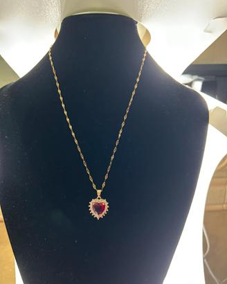 Collana Donna con ciondolo a forma di cuore ❤️