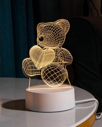 Deluisho Teddy Bear Night Light 3D 🌟 