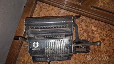 Calcolatrice manuale vintage