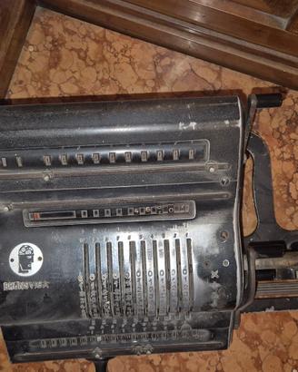 Calcolatrice manuale vintage