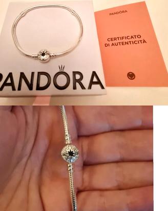 Bracciale Pandora
con chiusura Stella Polare