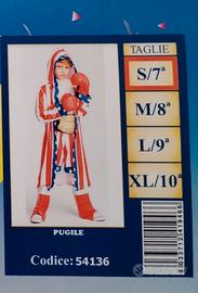 Vestito carnevale pugile box