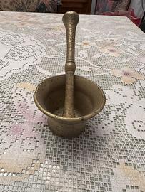 Mortaio con Pestello in bronzo