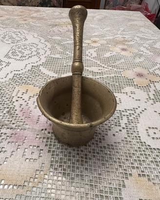 Mortaio con Pestello in bronzo