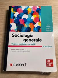 Sociologia generale teoria metodo concetti