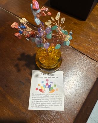 Albero della Vita 7 Chakra con Pietre Naturali
