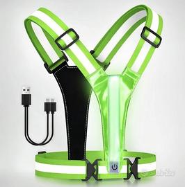 2 Gilet Riflettente LED Zacro USB - 20 €