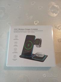 Caricatore wireless 3 in 1