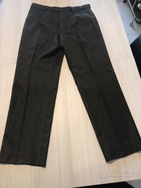 Pantaloni eleganti uomo Titanus color verde scuro