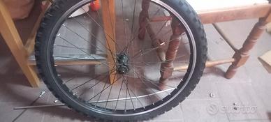 ruota mtb da 24 pollici anteriore