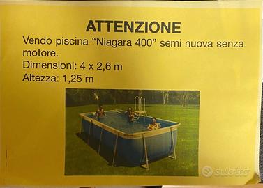  piscina Niagara 400 in perfette condizioni 