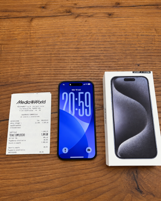 iPhone 15 Pro - 128GB - Condizioni perfette