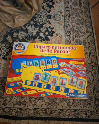 Gioco per bambini 'Imparo nel mondo delle parole'