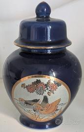 Vasetto Vintage in Porcellana Blu Cobalto