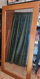 specchio INFRANGIBILE cornice in legno 1,70x85