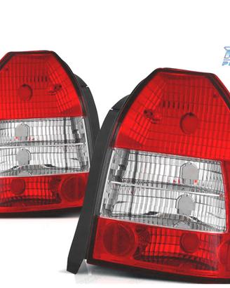 FANALI PER HONDA CIVIC 95-01 3P ROSSO CRISTALLO