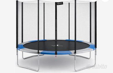 tappeto elastico con rete