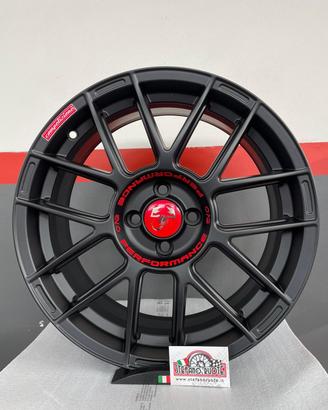 CERCHI IN LEGA 500 ABARTH NERO OPACO FONDMETAL 9 E