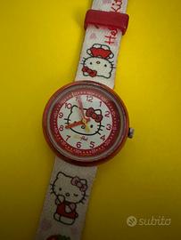 Orologio Flik Flak swatch hello kitty no labubu