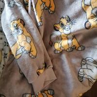 felpa oversize Disney pile con cappuccio
