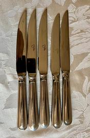 Coltelli da bistecca acciaio inox - set 5 pezzi
